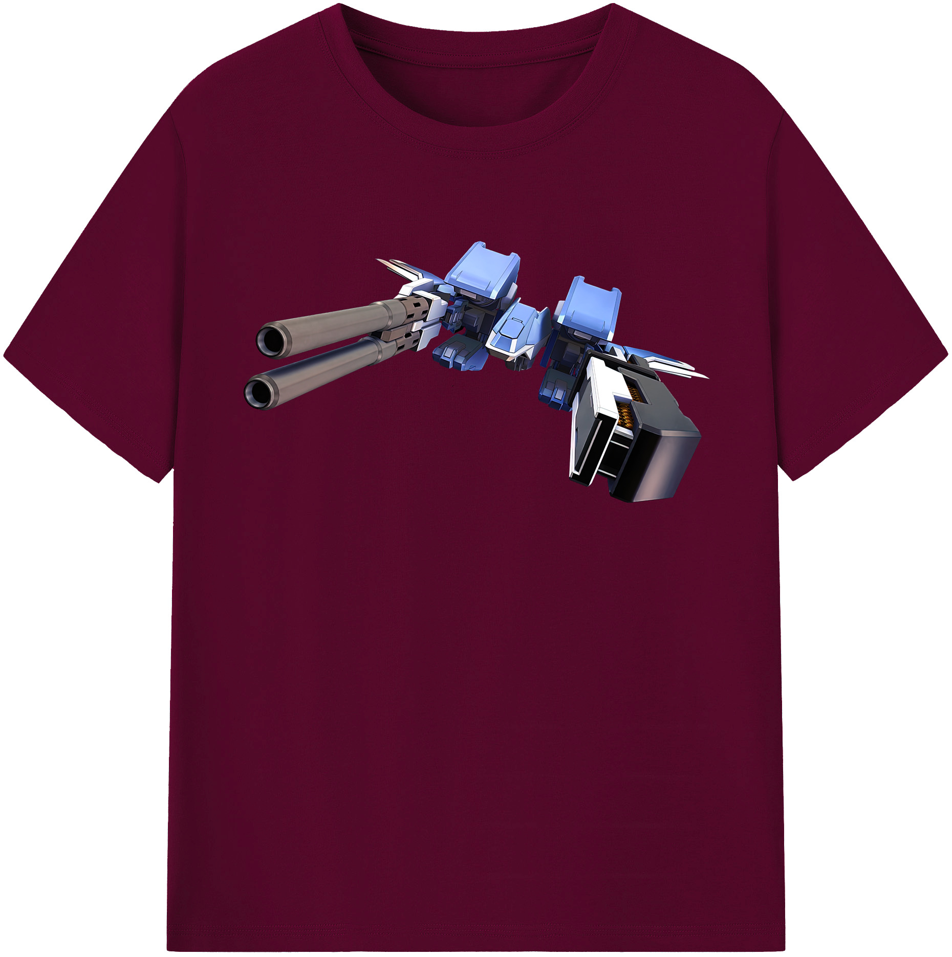 （画像用） 機動戦士ガンダム Mobile Suit Gundam レディースカジュアルプリントTシャツ（綿100％）